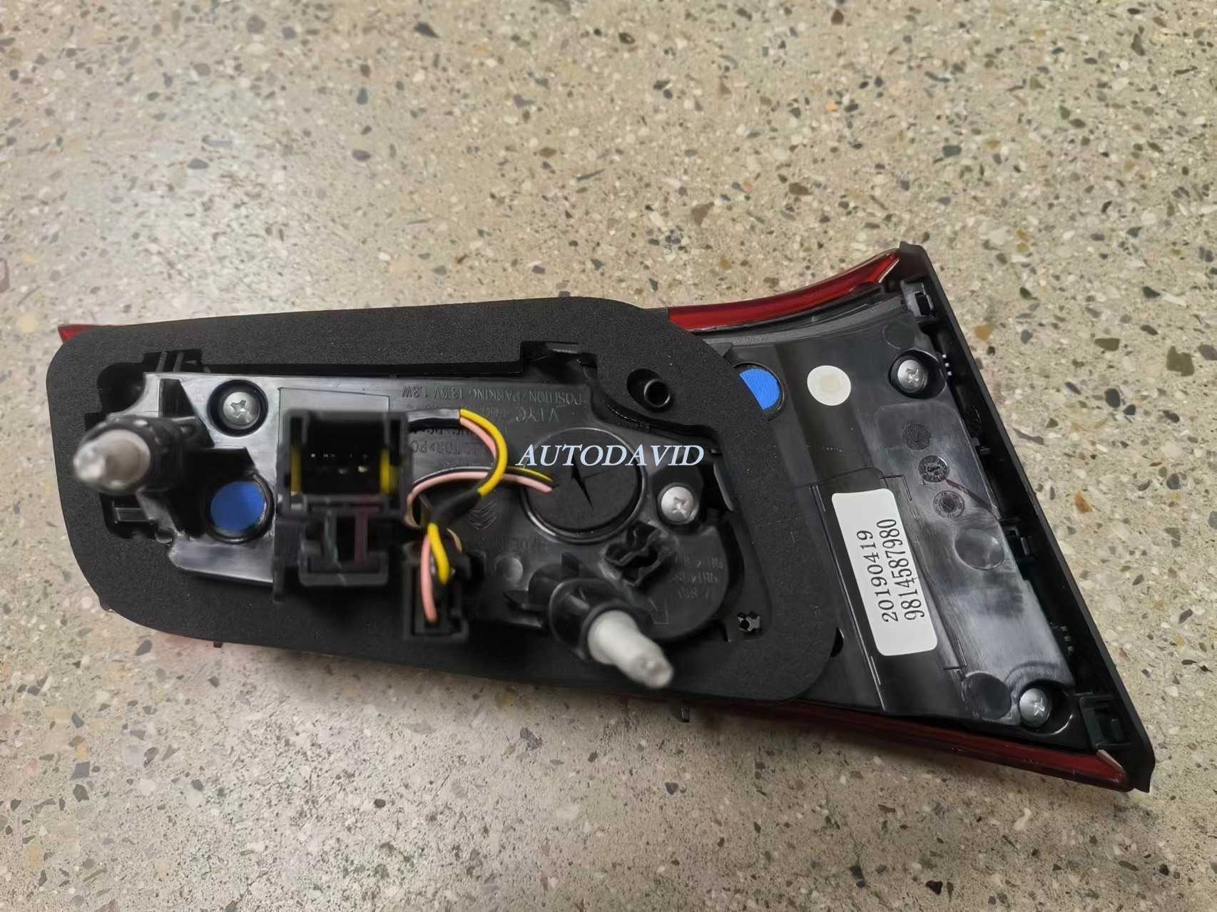 TAIL LAMP INNER COMPLETE CITRON C4L B73R 2017 CN OEM:LH 9814587680/RH 9814587980 DVD2606-0302