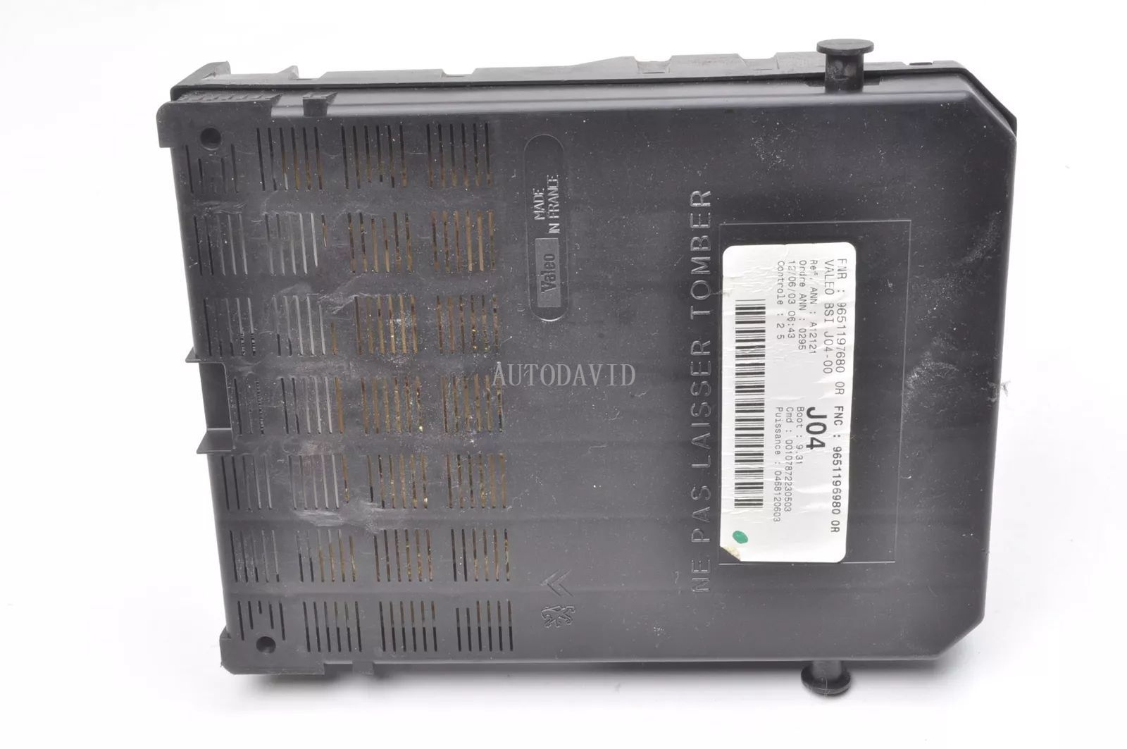 Engine Fuse Box BSM Assembly for Peugeot 307 2.0/16V OEM : 9651197680 9651196980 HS01-042-010