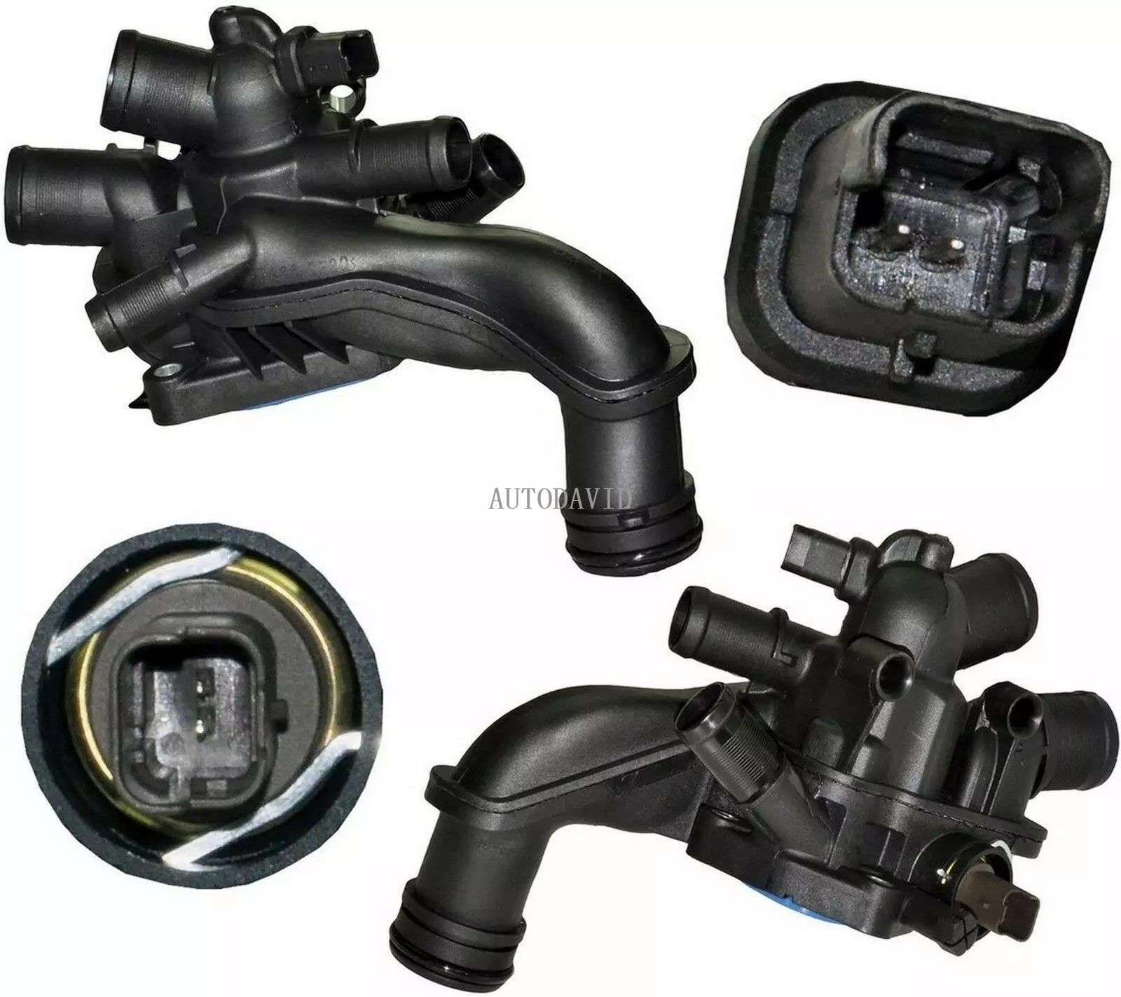 Cooling System Thermostat Assembly Water Flange For Peugeot 208 308 3008 1.4 VTi,Citroen C4/5,DS3/4 OEM: 9810916980 1336Z6 11537534521 HS02-021-001 