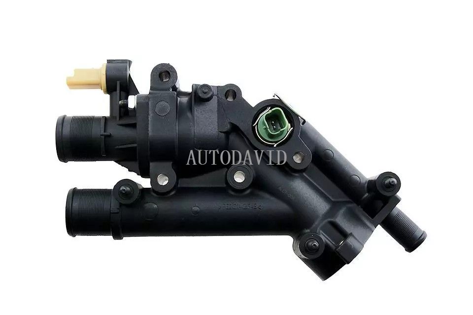 Cooling System Thermostat Assembly Water Flange For Peugeo307 308 406 407 508 Citroen C5 2.0 OEM: 1338AV 1338E4 9687927980 9645162480 9648542680 HS02-021-006
