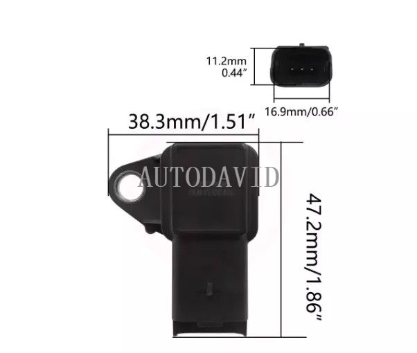 Air Pressure Sensor For Peugeot 406 607 806 807 Expert,2.0-2.2, Engine [DW10ATED4] OEM: 19207T 9631716680 079800-4480 HS02-027-010