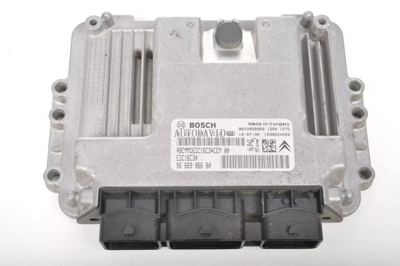Engine control unit (ECU) for Peugeot 3008 1.6 HDi,2011- OEM: 9666986680 HS03-031-023