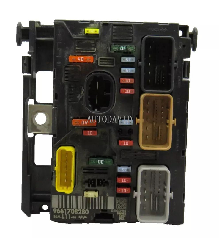 Engine Fuse Box BSM Assembly for Peugeot 307 1.6/16V OEM : 9661708280 BSM-L11-00 BSML1100 HS01-042-003