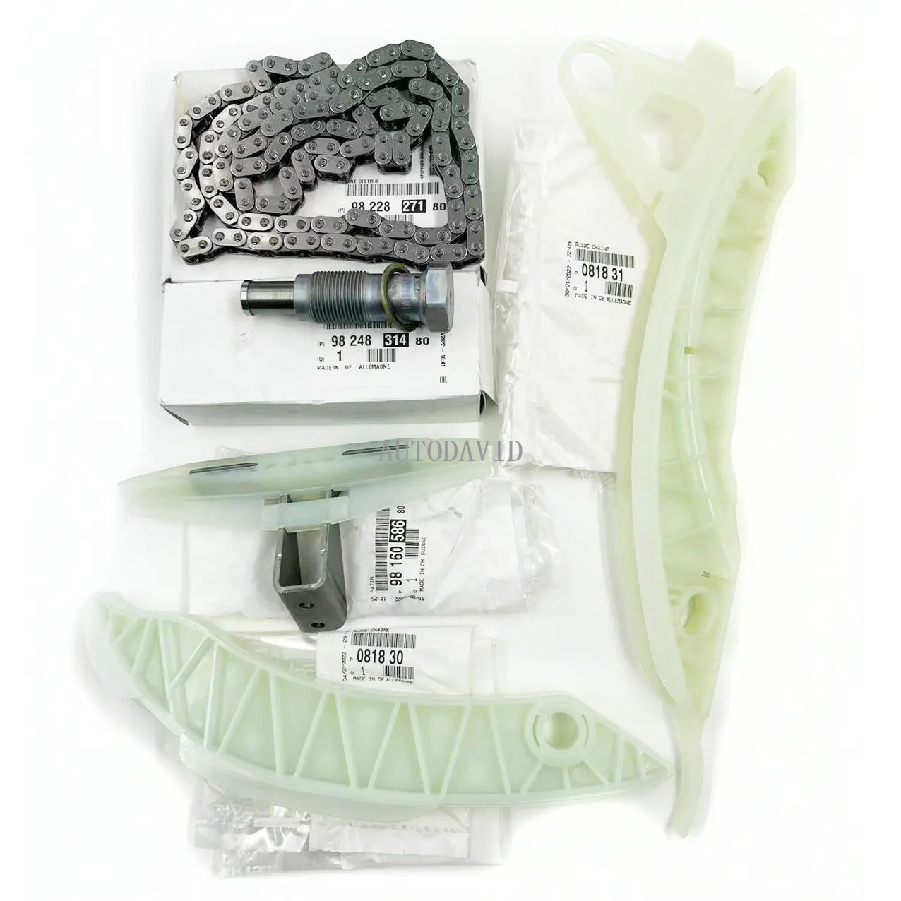 Engine Timing Kit For PEUGEOT 207 208 308 3008 508 1.6T ,Citroen C3 C4 C5 RCZ OEM: 9822827180 9824831480 9816058680 081830 081831 HS01-011-043