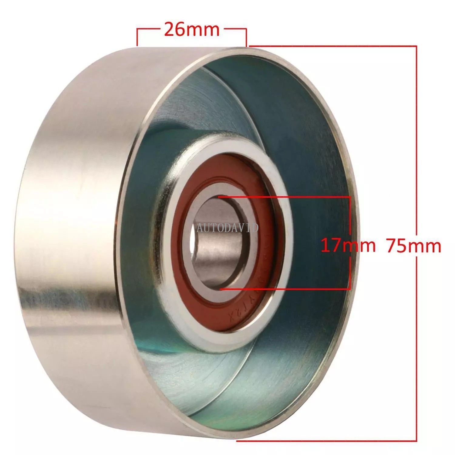 Water Pump Friction Wheel For Peugeot 207 3008 308 RCZ/1.6 VTI / 1.6 THP Citroen DS5 OEM: 120453/55/56 V759883380 HS01-017-033