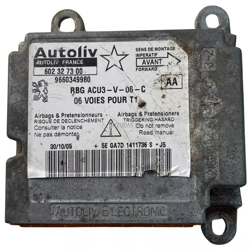 Control Unit / Module for Peugeot 206 2006- OEM: 9660349980 HS03-031-003