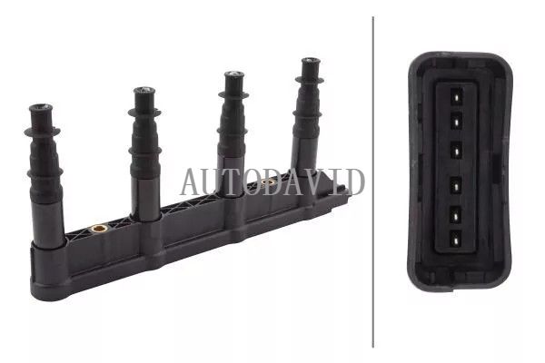 Ignition Coil for Peugeot1007 206 207 307,1.4 16V (ET3J4) Citroen C2 C3 C4(ET3J4),1.4 16V OEM : 5970.85 9651710680 HS01-040-004