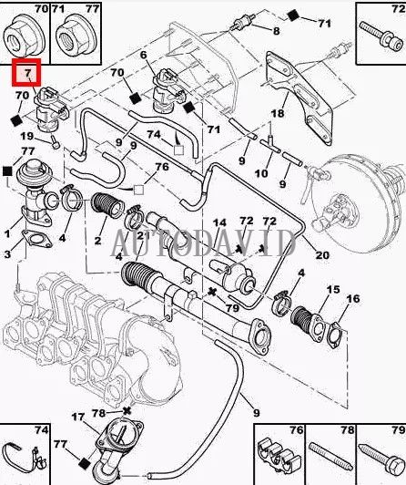 Turbo Pressure Solenoid Valve For Citroen C5 Peugeot 206 406 Partner 2.0 2.2 HDi OEM: 0928400309, 1628HC, 1628LR, 96289712, 96357042, 9628971180, HS03-033-011