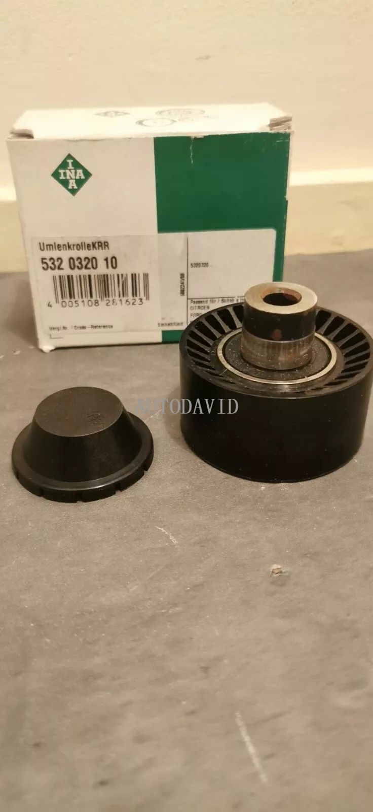 Tensioner Pulley For Peugeot 206 406 Citroen C2 C5 Picasso,PLASTIC OEM: 575129A 96188885A HS01-017-024