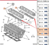 Cylinder Head Cover For Peugeot 307 308 2.0 16V 2005-2008 Citroen C5 C4,Engine RDRFJF OEM : 0248R6,0248N1,0248P7,0249H0 HS01-018-014