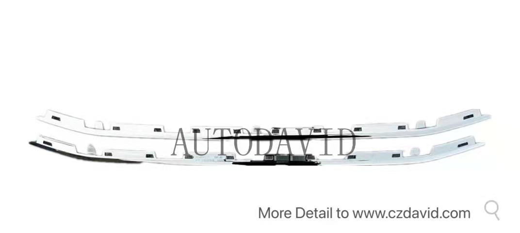 FRONT GRILLE STRIP STRAIGHT CHROMED PEUGEOT 301 M33 2013 OEM：1610569580/1610569680 DVD09-0701-08