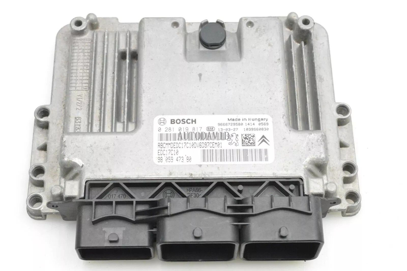 Engine control unit (ECU) for Peugeot 2008 2018 1.6 D OEM: 9805947380 0281019817 HS03-031-024