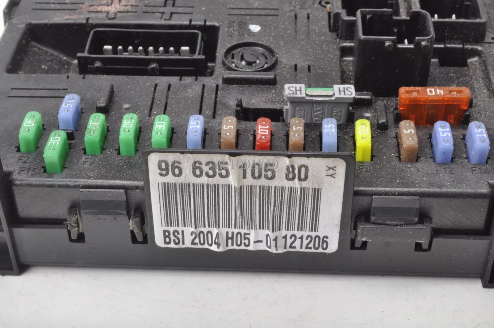 Engine Fuse Box BSM Assembly for Peugeot 307 1.6/16V OEM : 9663510580 HS01-042-009