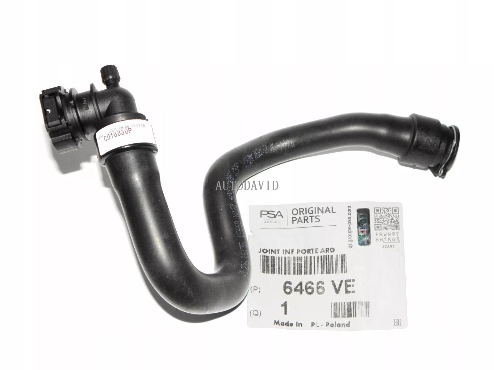 Heater Coolant Pipe Hose Citroen C4 DS4 DS5 Peugeot 3008 308 5008 RCZ 2.0 HDI OEM: 6466VE HS02-023-015
