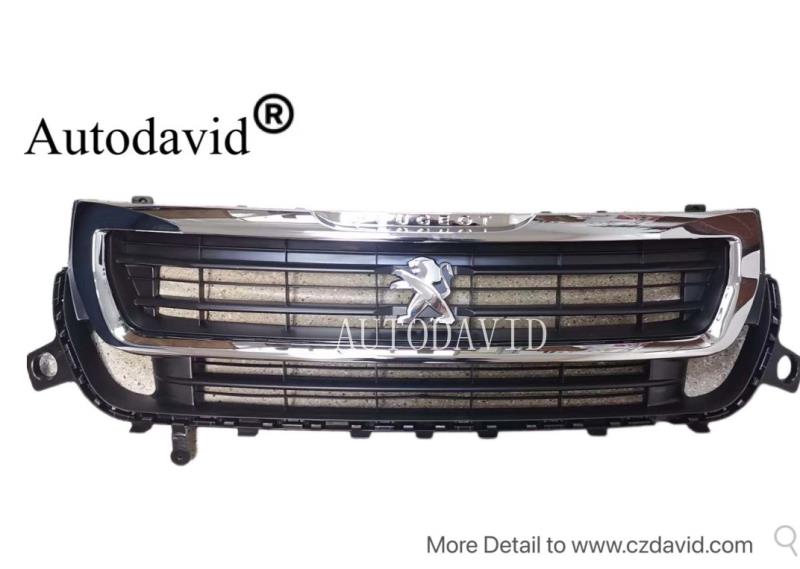 FRONT GRILLE COMPLETE CHROMED PEUGEOT PARTNER 2015 OEM：DVD47-0701-05