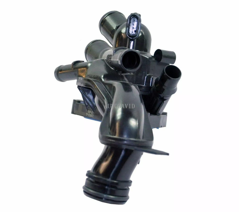 Cooling System Thermostat Assembly Water Flange For Citroen C4 Picasso DS3 DS4 DS5 for Peugeot 308 408 OEM: 1336.CC V764558180 9808647080, 764558180 HS02-021-003