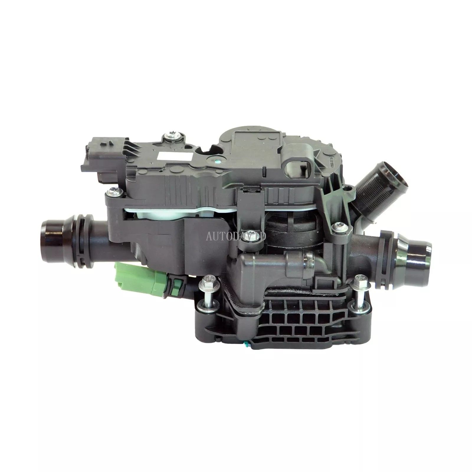 Cooling System Thermostat Assembly Water Flange For Peugeot308 3008 407 508 5008 2.0 HDI Citroen C4/5 DS4/5,2.0 BlueHDi OEM: 9803549480, 9850364680, 3642484 HS02-021-012