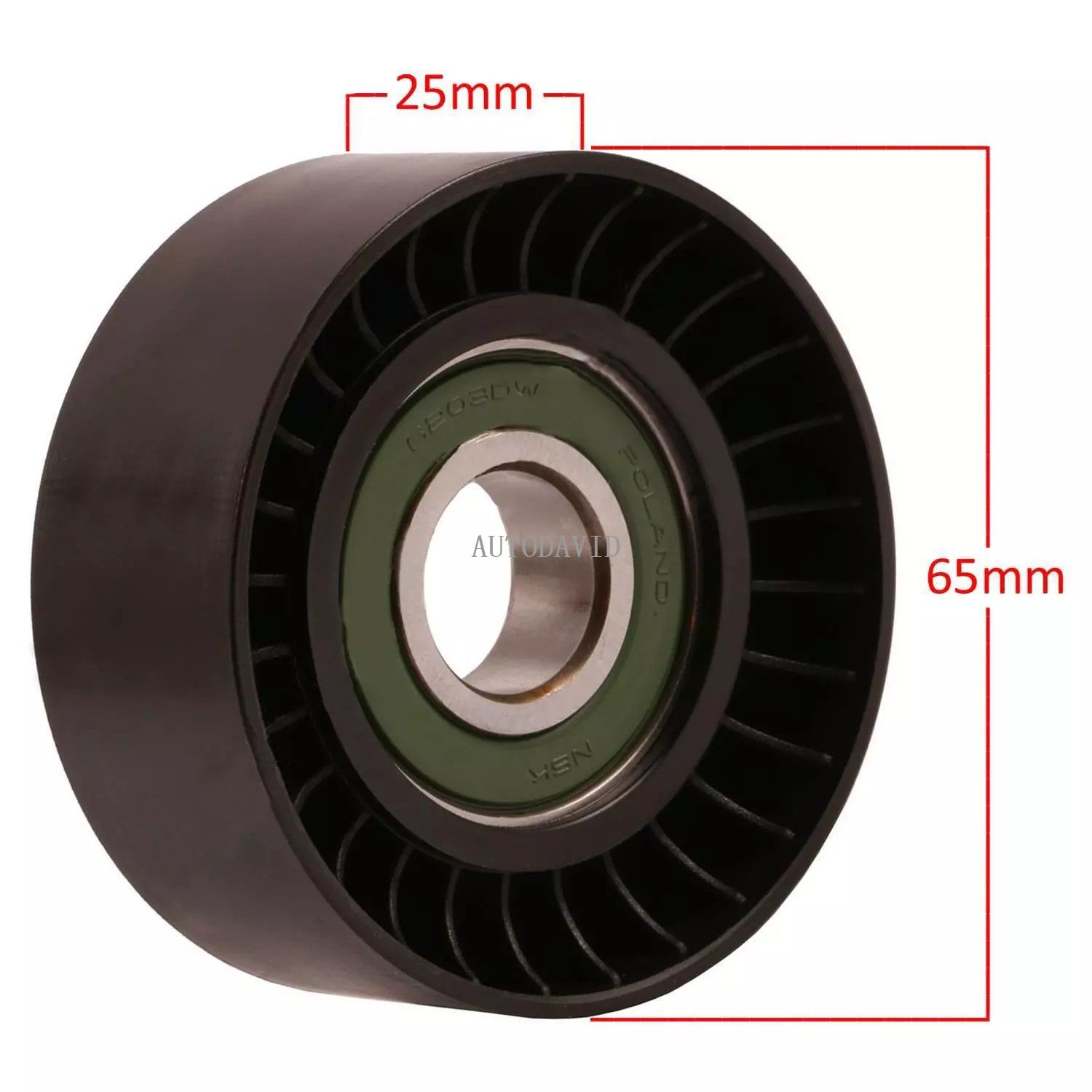 Tensioner Pulley For Peugeot 206 406 307 Citroen C2/4/5/8 PLASTIC OEM: 575161/F8/C3/G7 9636207480 8200608550 HS01-017-027