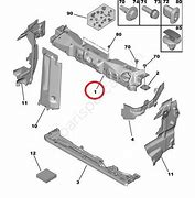 RADIATOR SUPPORT UPPER PG301 M33 2013 OEM：9675630080 DVD09-0606